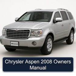 2008 Chrysler Aspen Owners Owner's Manual PDF