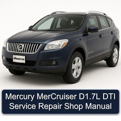 Mercury Mercruiser D1.7l DTI Shop Service Repair Workshop Manual PDF
