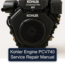 Kohler Command Pro EFI Models Engine PCV740 Service Repair Workshop Manual PDF