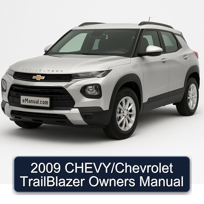 2009 Chevrolet Trailblazer Chevy/ Owners Owner's Manual PDF