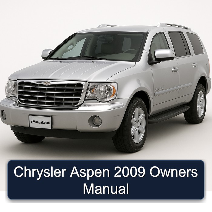2009 Chrysler Aspen Owners Owner's Manual PDF
