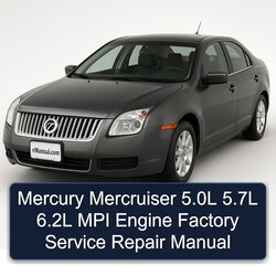Mercury Mercruiser 5.0l 5.7l 6.2l MPI Engine Service Repair Workshop Manual PDF