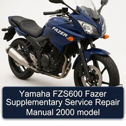 2000 Yamaha Fazer FZS600 Supplementary Model Service Repair Workshop Manual PDF