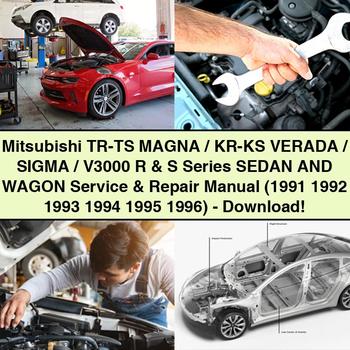 1991-1996 Mitsubishi V3000 TR-TS Magna/kr-ks Verada/sigma/ R S Series Sedan Wagon ( - ) Service Repair Workshop Manual PDF