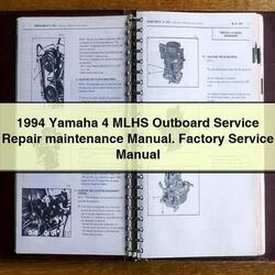 1994 Yamaha 4 Mlhs Outboard Service Repair Workshop Manual PDF