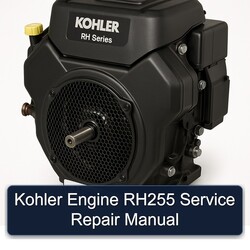 Kohler RH Series Engine RH255 Service Repair Workshop Manual PDF