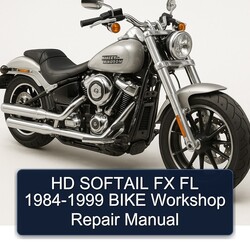 1984-1999 Harley Davidson Softail HD FX FL - Bike Service Repair Workshop Manual PDF