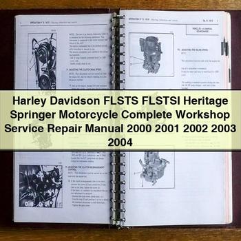 2000-2004 Harley Davidson Flsts Flstsi Heritage Springer Motorcycle Service Repair Workshop Manual PDF