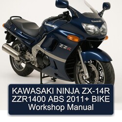 2011 Kawasaki Ninja ZX-14R ZZR1400 ABS Bike Service Repair Workshop Manual PDF