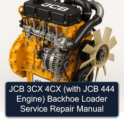 JCB 3CX 4CX ( 444 Engine) Backhoe Loader Service Repair Workshop Manual PDF