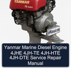 Yanmar Marine Diesel Engine 4JHE 4JH-TE 4JH-HTE 4JH-DTE Service Repair Workshop Manual PDF