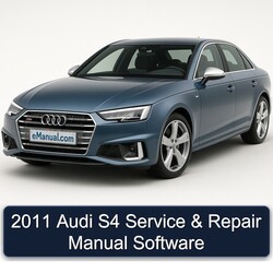 2011 Audi S4 Software Service Repair Workshop Manual PDF