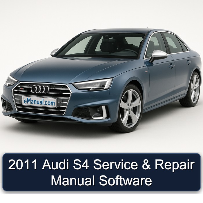 2011 Audi S4 Software Service Repair Workshop Manual PDF