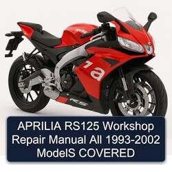 1993-2002 Aprilia RS Models RS125 All - Covered Service Repair Workshop Manual PDF