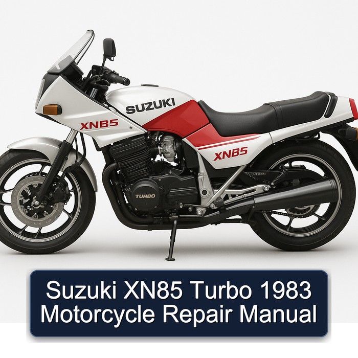 1983 Suzuki XN85 Turbo Motorcycle Service Repair Workshop Manual PDF