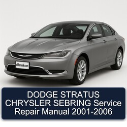 2001-2006 Chrysler Sebring Dodge Stratus Service Repair Workshop Manual PDF