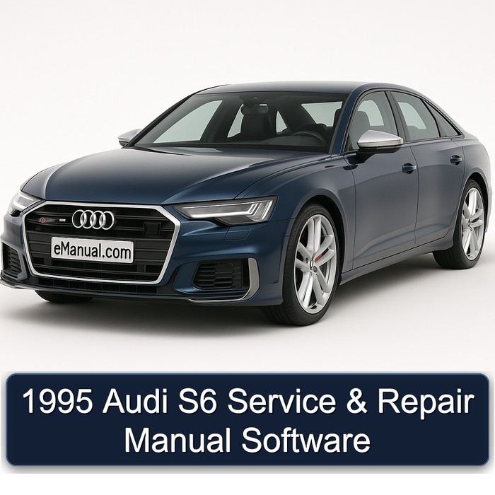 1995 Audi S6 Software Service Repair Workshop Manual PDF