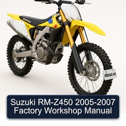 2005-2007 Suzuki RM Series RM-Z450 Service Repair Workshop Manual PDF