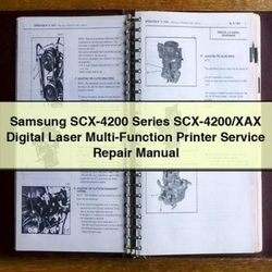 Samsung SCX-4200 Series Scx-4200/xax Digital Laser Multi-function Printer Service Repair Workshop Manual PDF