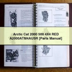 2000 Arctic CAT 500 4x4 RED A2000atm4ausr [parts ] Parts Catalog PDF
