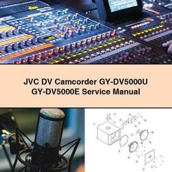 JVC DV Camcorder Gy-dv5000u Gy-dv5000e Service Repair Workshop Manual PDF