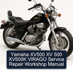 Yamaha Virago XV500 Xv 500 XV500K Service Repair Workshop Manual PDF