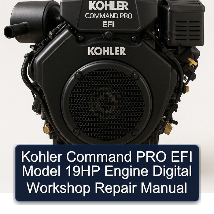 Kohler Command Pro EFI Models Model 19HP Engine Digital Service Repair Workshop Manual PDF