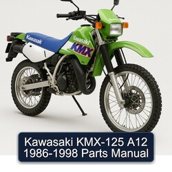 1986-1998 Kawasaki KMX Models KMX-125 A12 - Parts Catalog PDF