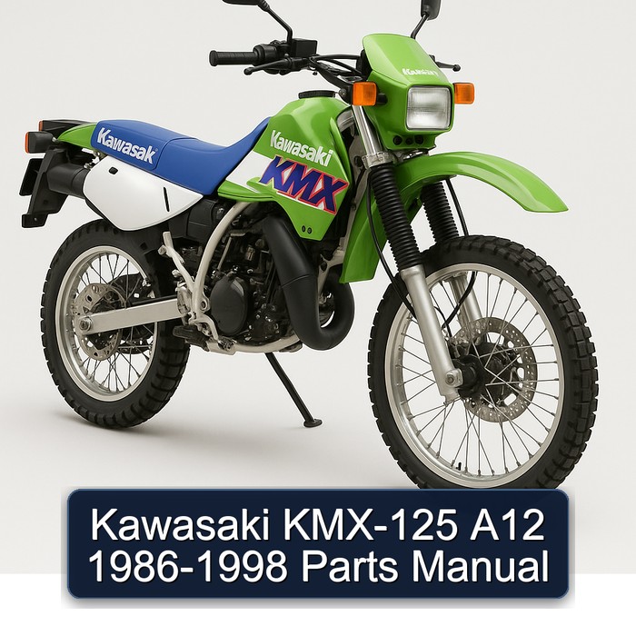 1986-1998 Kawasaki KMX Models KMX-125 A12 - Parts Catalog PDF