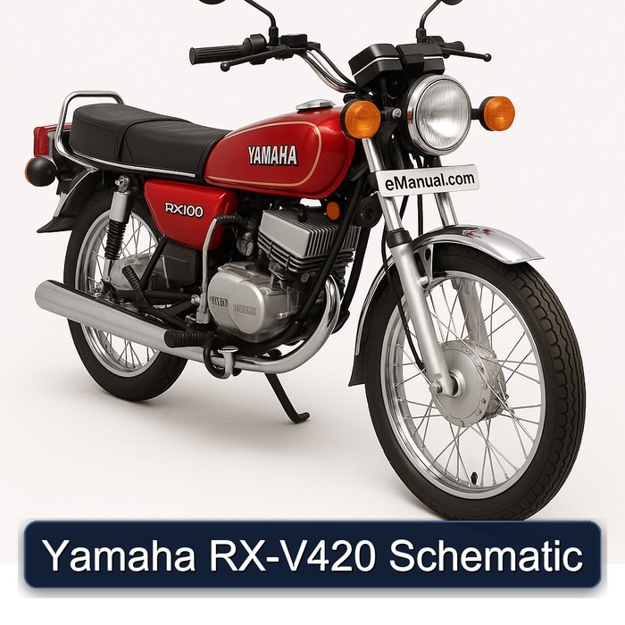 Yamaha RX Models RX-V420 Electrical Wiring Diagrams PDF