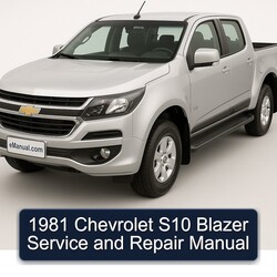 1981 Chevrolet S10 Blazer Service Repair Workshop Manual PDF