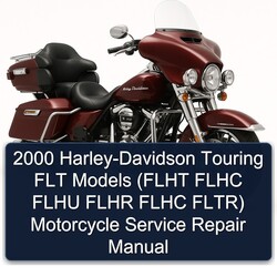 2000 Harley Davidson Touring Harley-davidson FLT Models (flht Flhc Flhu Flhr Fltr) Motorcycle Service Repair Workshop Manual PDF