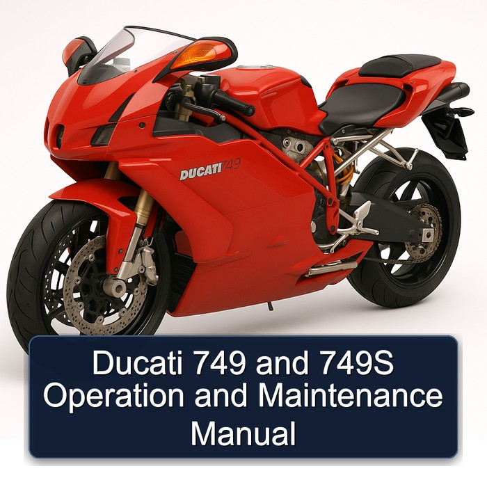 Ducati 749 749S Operation Service Repair Workshop Manual PDF