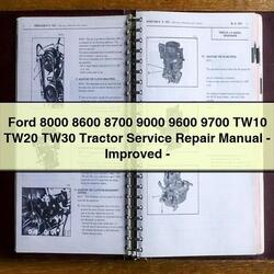 Ford 8000 8600 8700 9000 9600 9700 TW10 TW20 TW30 Tractor -improved Service Repair Workshop Manual PDF