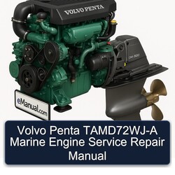 Volvo Penta Tamd72wj- Marine Engine Service Repair Workshop Manual PDF