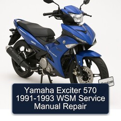 1991-1993 Yamaha Exciter 570 - WSM Service Repair Workshop Manual PDF