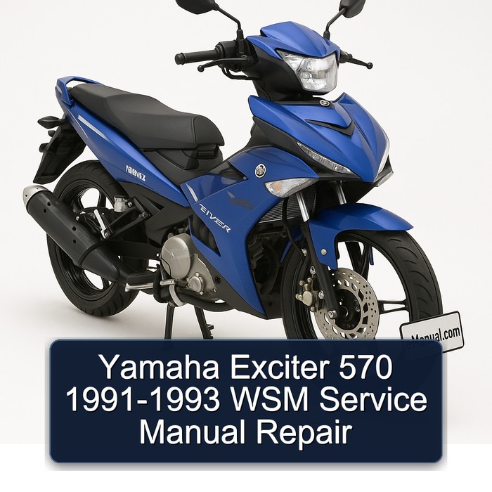 1991-1993 Yamaha Exciter 570 - WSM Service Repair Workshop Manual PDF