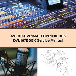 JVC Gr-dvl155eg DVL160EGEK DVL167EGEK Service Repair Workshop Manual PDF