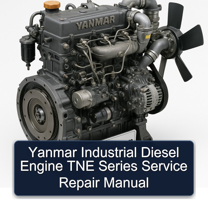 Yanmar TNE Series Industrial Diesel Engine Service Repair Workshop Manual PDF