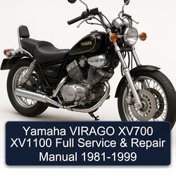 1981-1999 Yamaha Virago XV700 XV1100 Service Repair Workshop Manual PDF