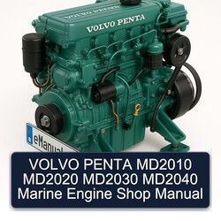 Volvo Penta MD2010 MD2020 MD2030 MD2040 Marine Engine Shop Service Repair Workshop Manual PDF