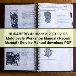2001-2003 Husaberg All Models - Motorcycle Service Repair Workshop Manual PDF