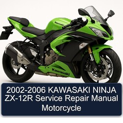 2002-2006 Kawasaki Ninja ZX-12R Motorcycle Service Repair Workshop Manual PDF
