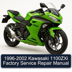 1996-2002 Kawasaki Ninja 1100ZXI Service Repair Workshop Manual PDF