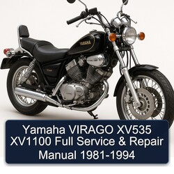 1981-1994 Yamaha Virago XV535 XV1100 Service Repair Workshop Manual PDF