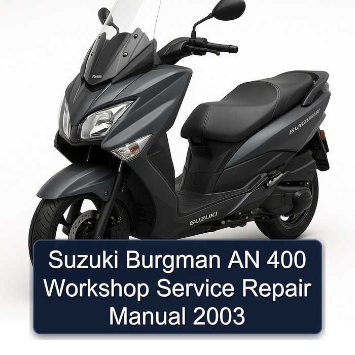 2003 Suzuki Burgman Series 400 Service Repair Workshop Manual PDF