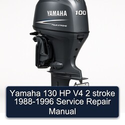 1988-1996 Yamaha 130 HP V4 2 Stroke Service Repair Workshop Manual PDF