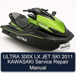 2011 Ultra 300X LX JET SKI Kawasaki Service Repair Workshop Manual PDF