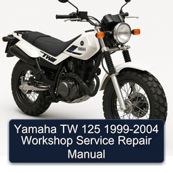1999-2004 Yamaha TW Models 125 Service Repair Workshop Manual PDF
