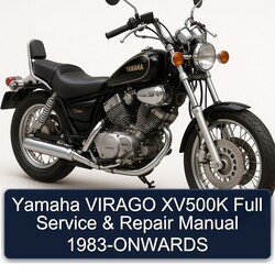 1983 Yamaha Virago XV500K -onwards Service Repair Workshop Manual PDF